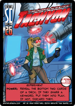 Tachyon promo card