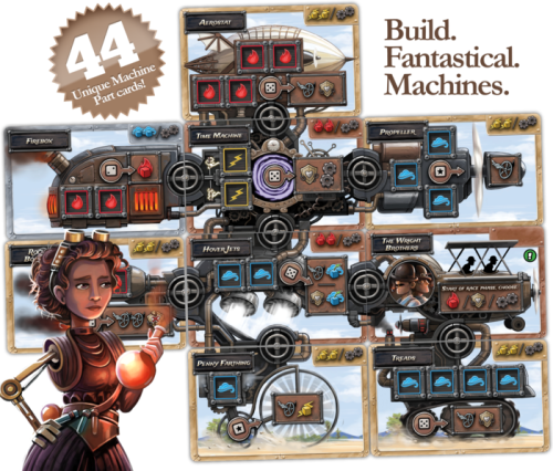 Steampunk Rally cards