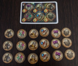 Dice Brewing action tokens