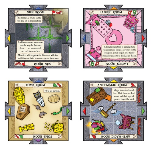 Munchkin Quest 2: Looking for Trouble rooms