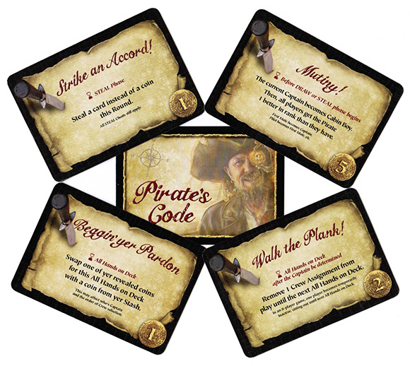 Dread Curse Pirate's Code Cards