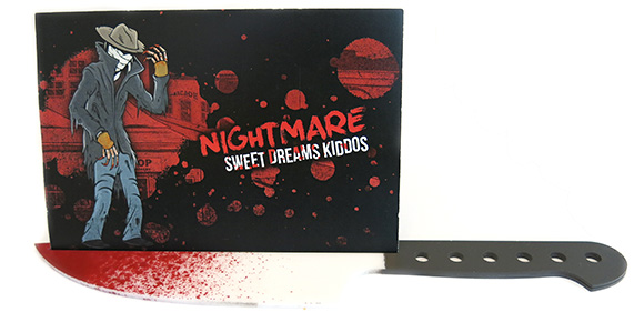 Mixtape Massacre Knife Stand and Character Card