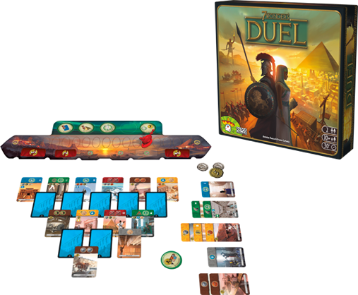 7 Wonders: Duel layout