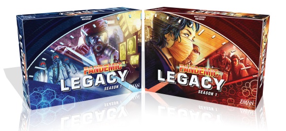 Pandemic Legacy: Season 1 boxes